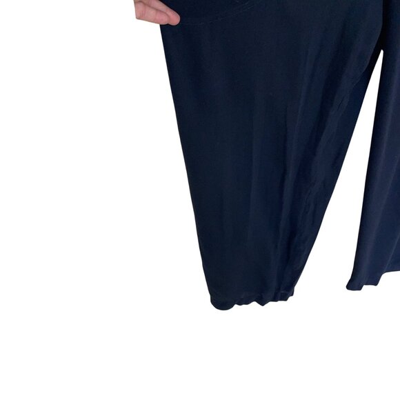 Carole Little Saint Tropez West Vintage Womens Jumpsuit Size 10 Black Crepe - Picture 10 of 15